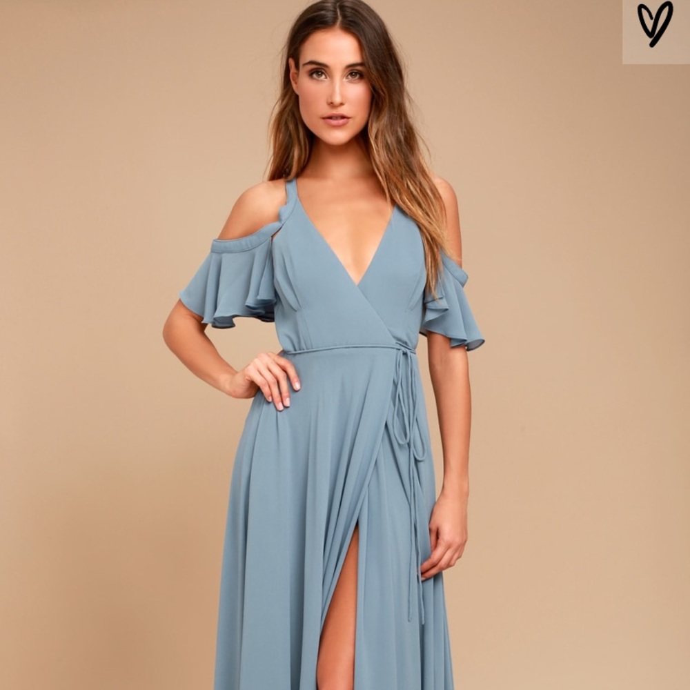 Lulus wrap dress size small